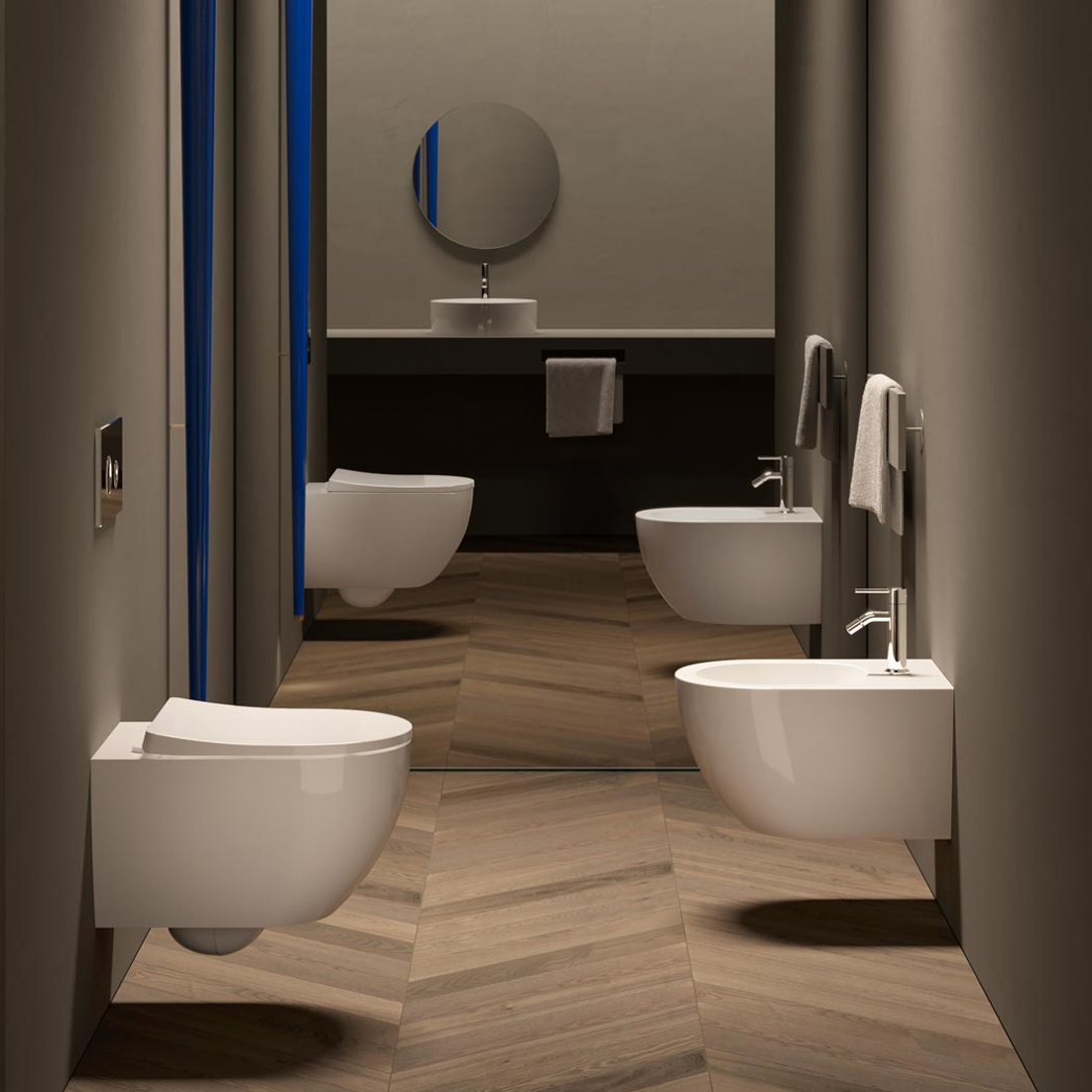 Set di sanitari sospesi