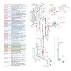 Cassetta di scarico a incasso Pucci Eco Sfioro per pareti in muratura 9-4 Litri