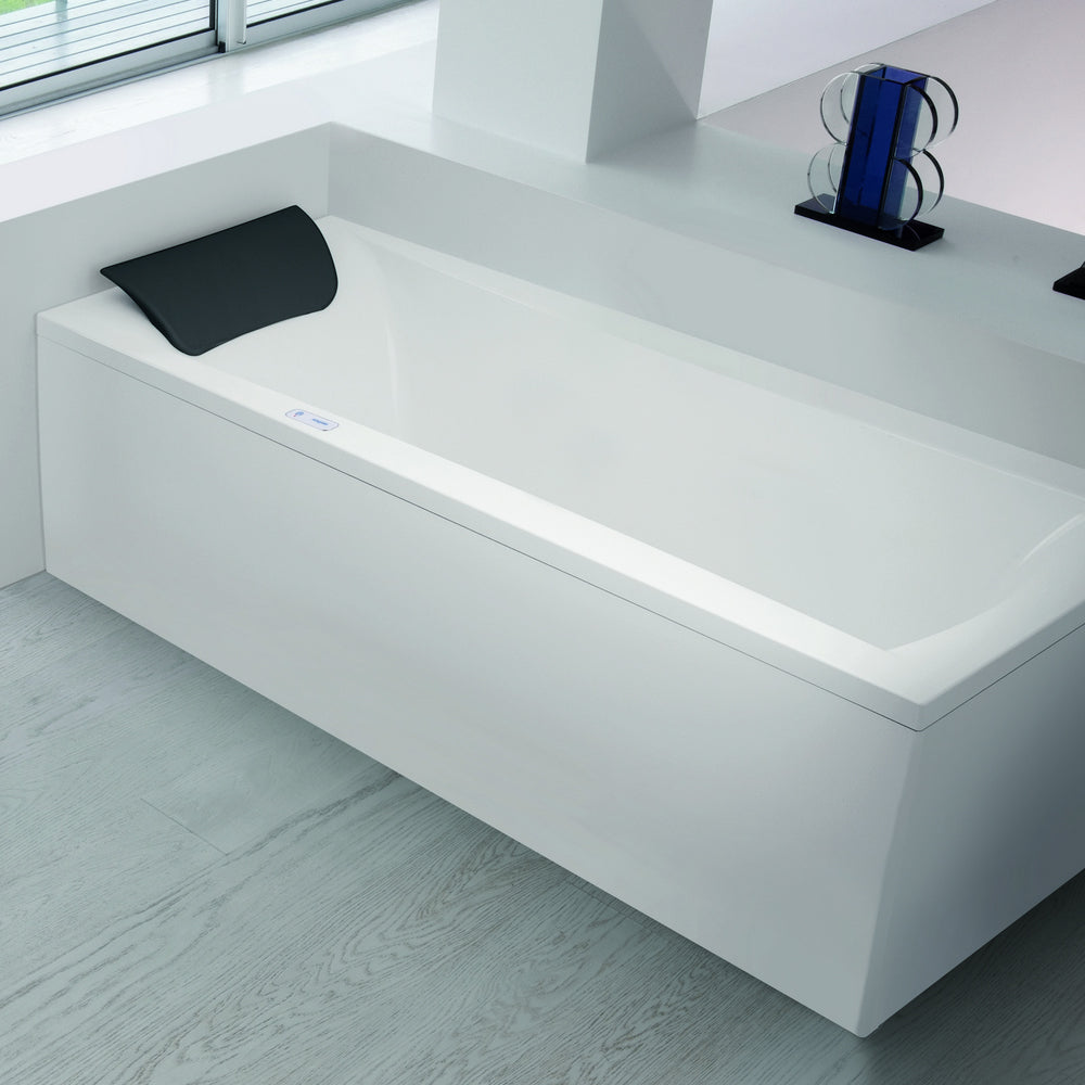 Vasca Bagno rettangolare in acrilico con poggiatesta cm 190x80