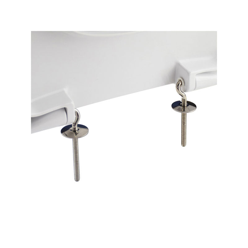 Sedile wc in termoindurente per GSI vaso serie X2  cm cerniere regolabili