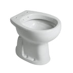 Vaso-bidet per anziani BathCore serie Consil 48 cm con scarico a pavimento - Bianco
