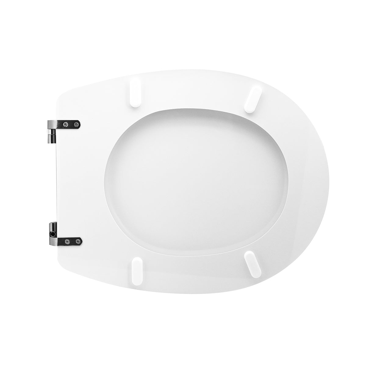 Sedile in legno per vaso BathCore serie Consil modello Vela â€“ Bianco