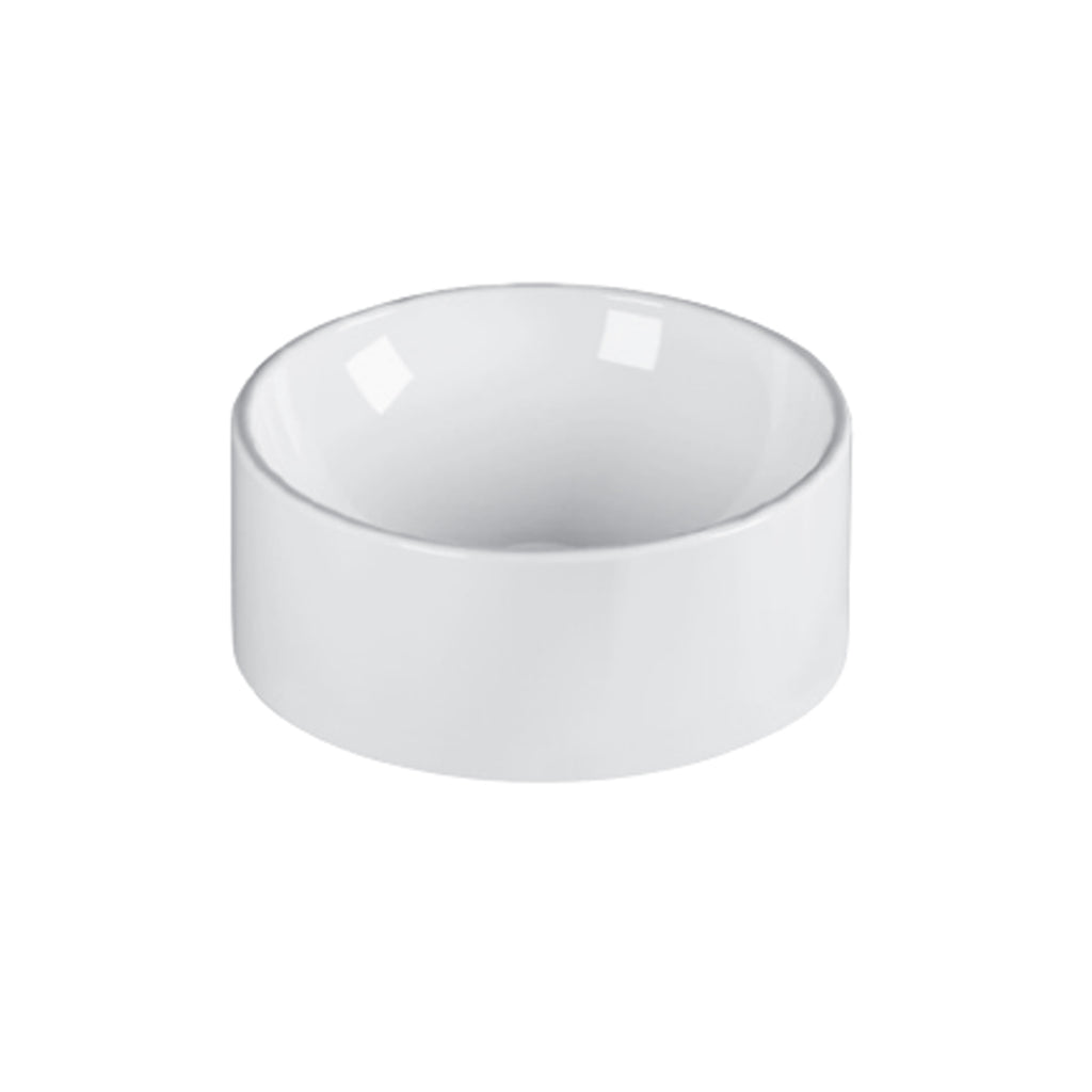 Lavabo da appoggio Ceramica Azzurra Elegance Circle Ã¸30x12H cm con bordo sottile