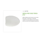 Sedile legno bianco per disabili compatibile per vaso con codici 152-T400-M e 152-T400-P