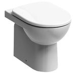 Sanitari filomuro wc+bidet +sedile soft close Geberit 'Selnova' cm 53