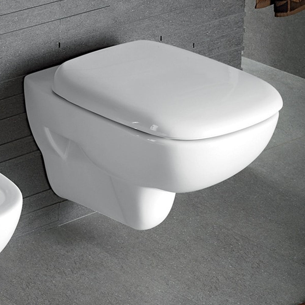Sanitari sospesi wc+bidet +sedile tradizionale Geberit 'Fantasia 2' cm 51