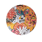 Lavandino da appoggio in argilla cm 42x16h serie Indextinta by Cipi - interno Giallo mostarda