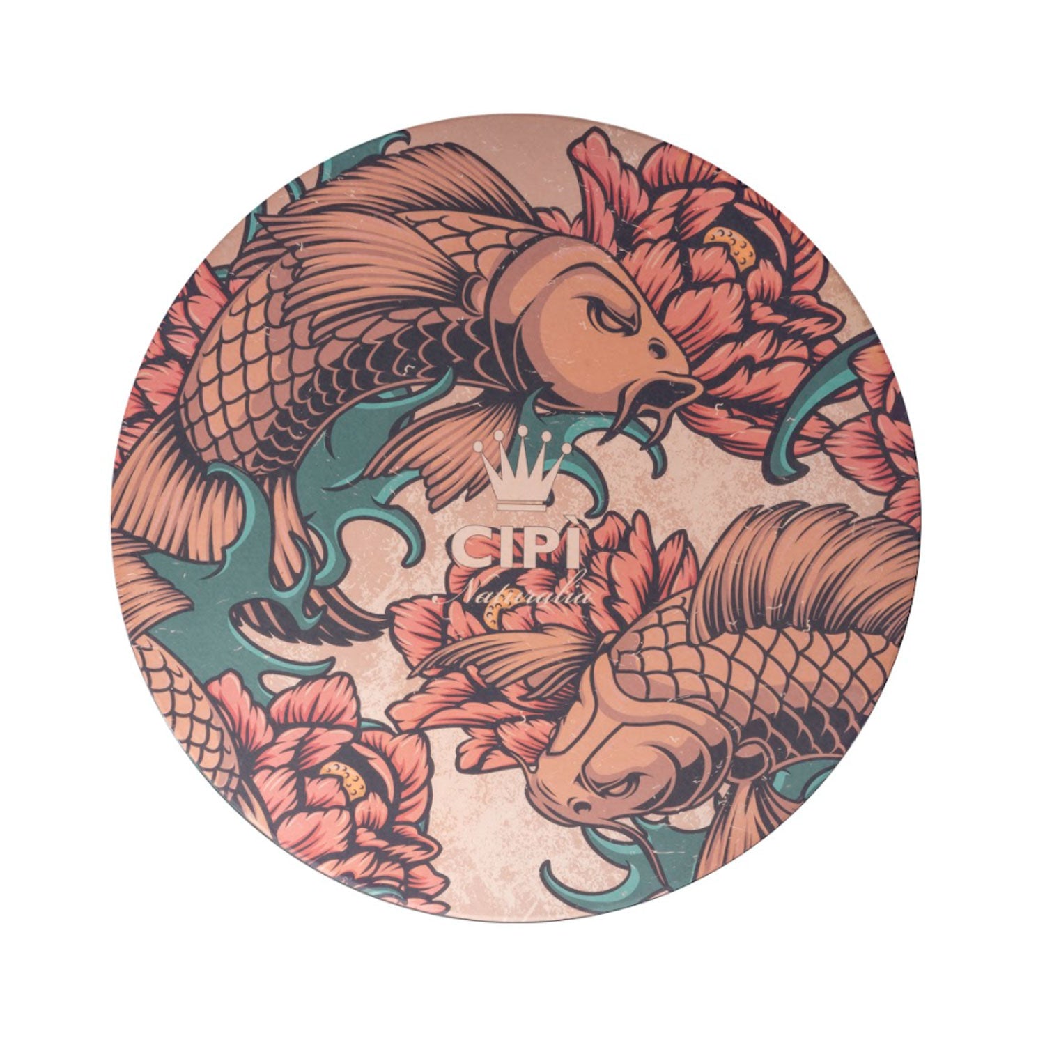 Lavandino da appoggio in argilla cm 42x16h serie Indextinta by Cipi - interno Smeraldo Buddah