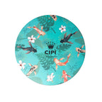 Lavandino da appoggio in argilla cm 42x16h serie Indextinta by Cipi - interno Grigio fumo