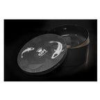 Lavandino da appoggio in argilla cm 42x16h serie Indextinta by Cipi - interno Nero lucido