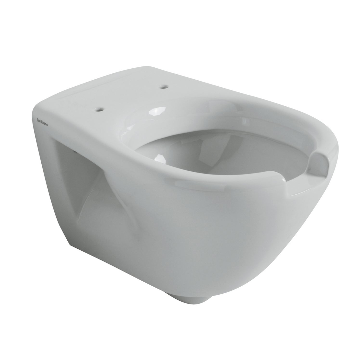 Vaso sospeso per disabili BathCore con apertura frontale 37x56 cm - Bianco
