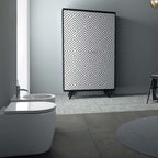 Wc filomuro serie Skip 50 in ceramica con coprivaso chiusura softclose - Disegno Ceramica