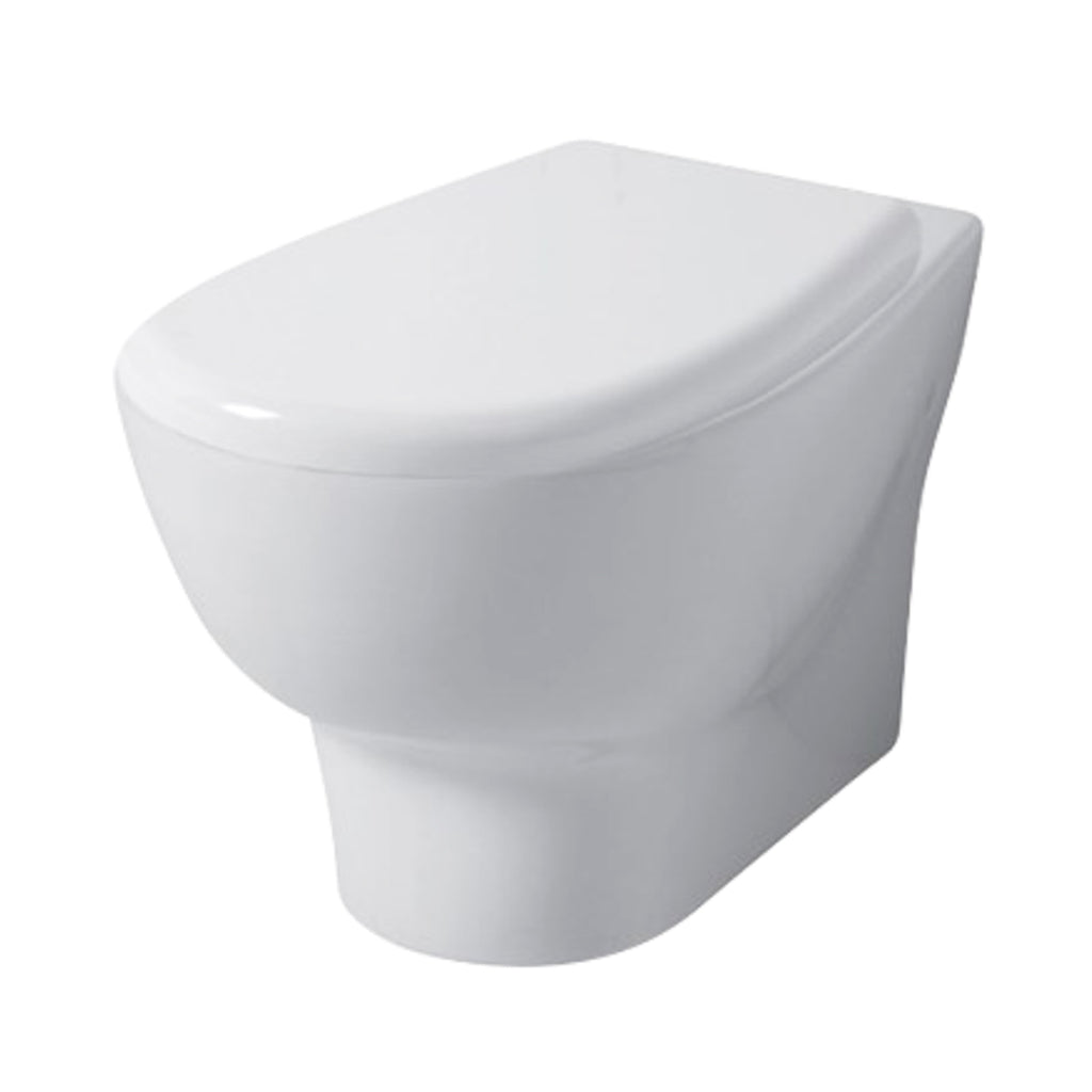 Wc sospeso serie Touch 54 cm con sedile soft-close Disegno Ceramica