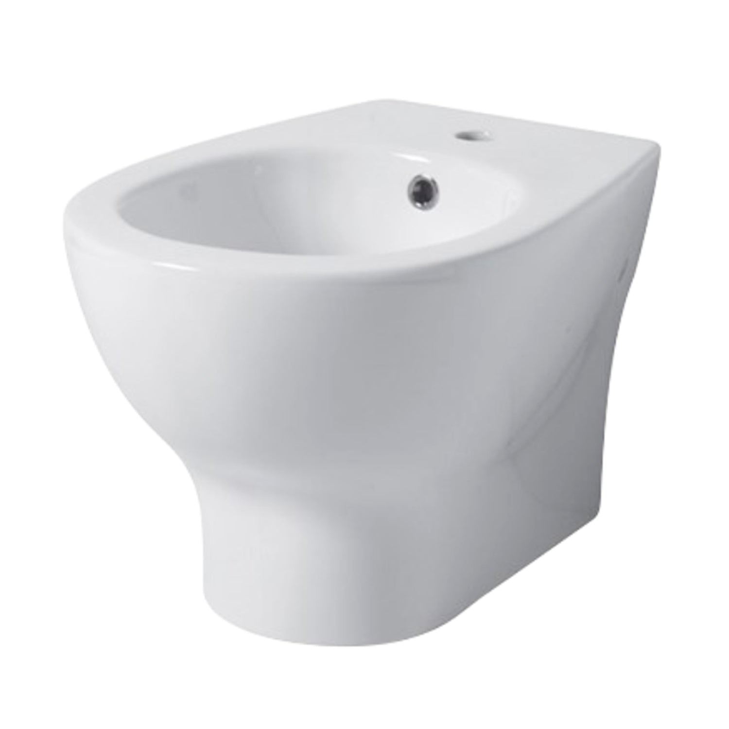 Bidet sospeso serie Touch 53 in ceramica bianca lucida - Disegno Ceramica