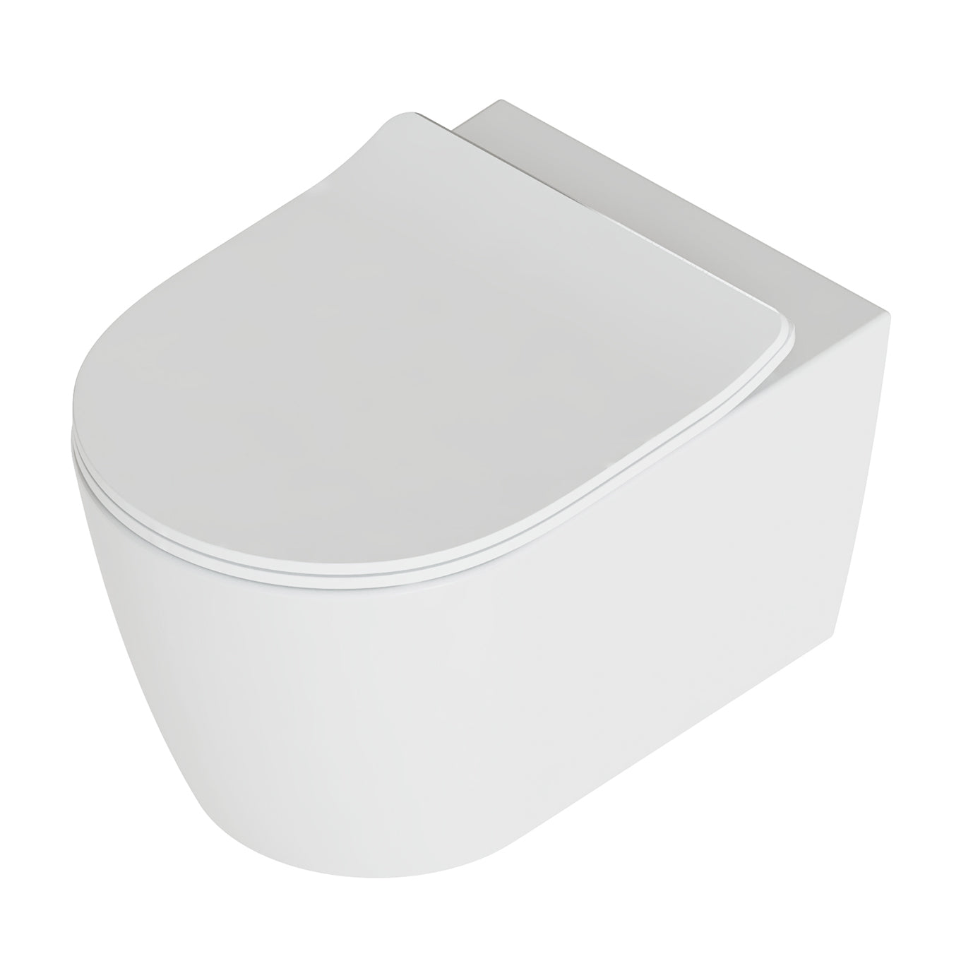 WC Sospeso senza brida Domus Falerii  Foglia Medium rimfree con sedile soft-close