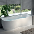 Vasca Bagno angolare Venus in acrilico con idromassaggio cm 170x70 versione destra