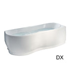 Vasca Bagno angolare Venus in acrilico con idromassaggio cm 170x70 versione destra