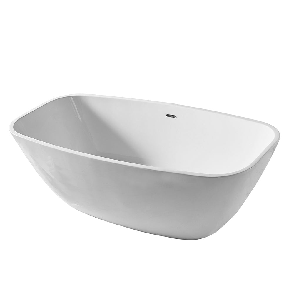 Vasca centro stanza modello Quarzo Freestanding cm 180x87x60