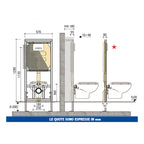 Cassetta incasso Pucci 'Eco' Modulo per pareti in muratura e cartongesso