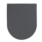 Copriwater Soft Close per vaso sospeso BathCore serie Infinity color Antracite Opaco