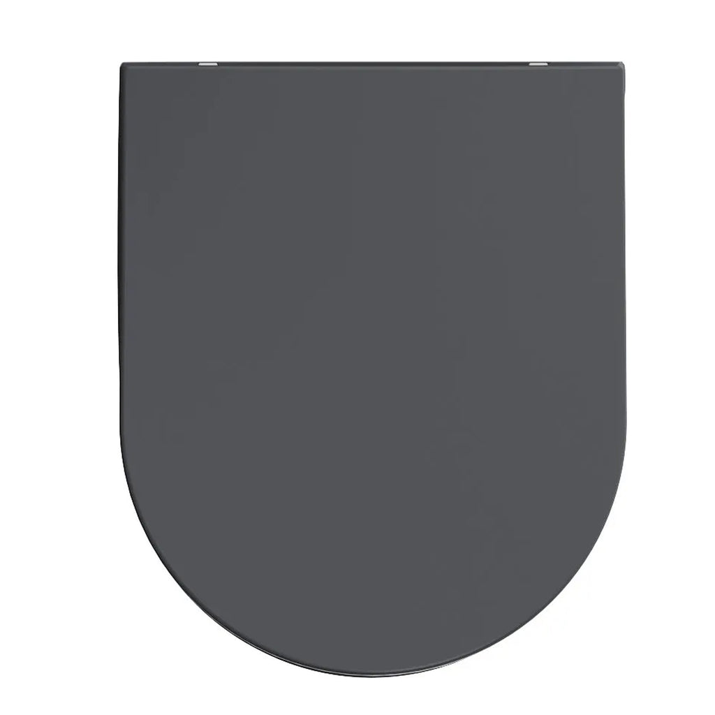 Copriwater Soft Close per vaso Filomuro BathCore serie Infinity color Antracite Opaco