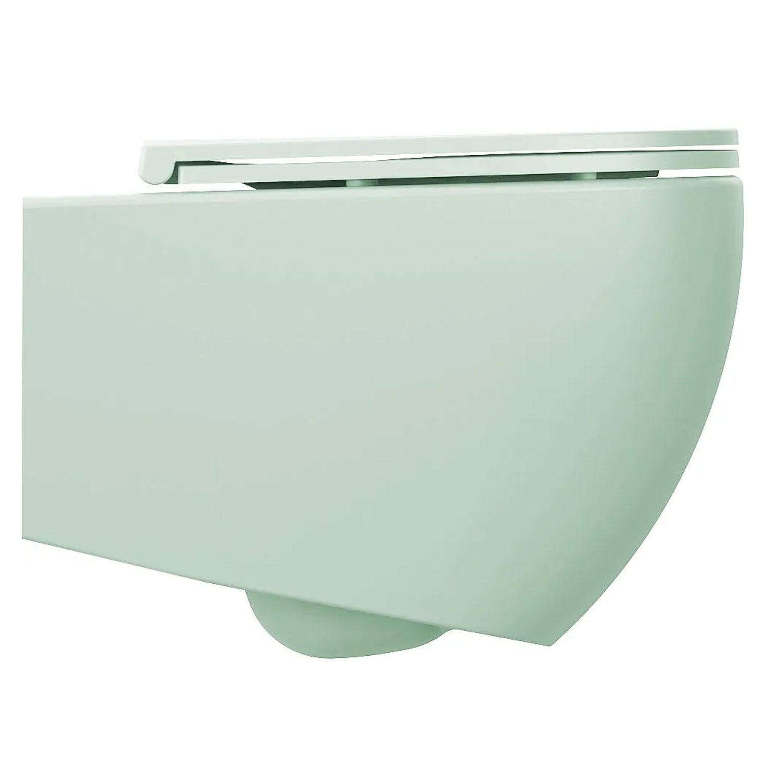 Copriwater Soft Close per vaso sospeso BathCore serie Infinity color Menta Opaco