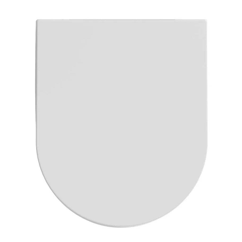 Copriwater Soft Close per vaso sospeso BathCore serie Infinity color Bianco Opaco