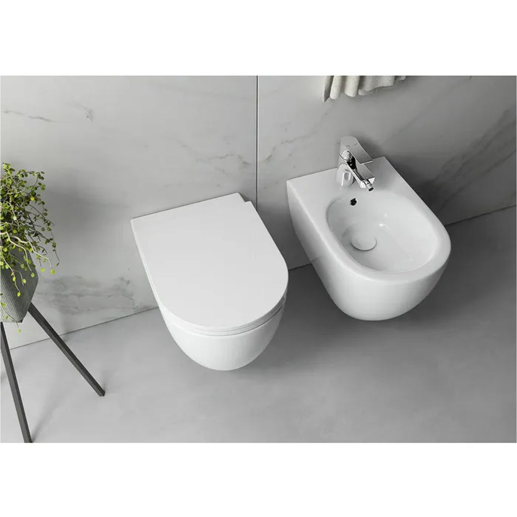 Vaso sospeso Rimless BathCore serie Infinity 53x36