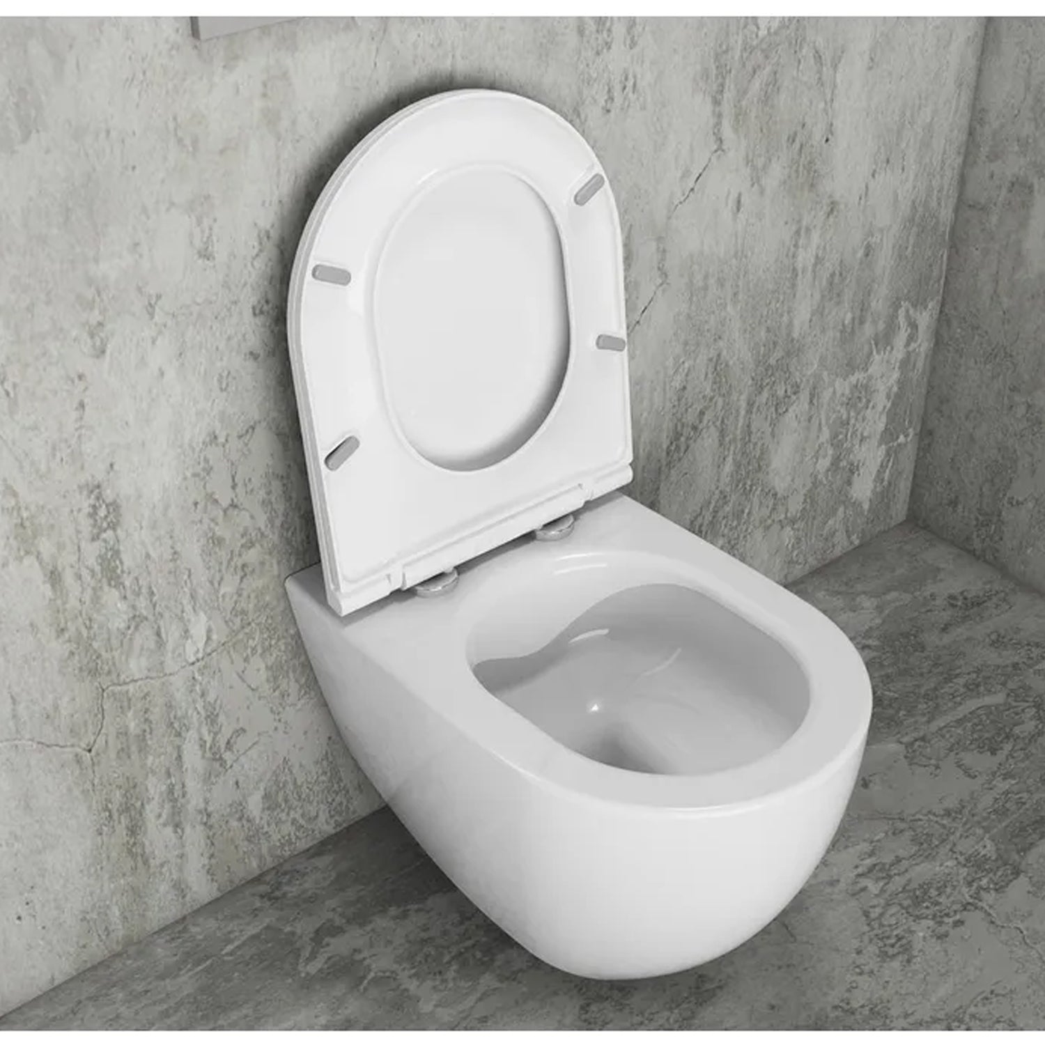 Vaso sospeso Rimless BathCore serie Infinity 53x36