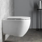 Vaso Sospeso Rimless BathCore Infinity Bianco Moderno