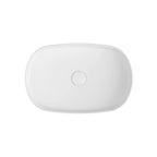 Lavabo da appoggio ovale in ceramica bianco lucido BathCore serie Infinity cm 55x36