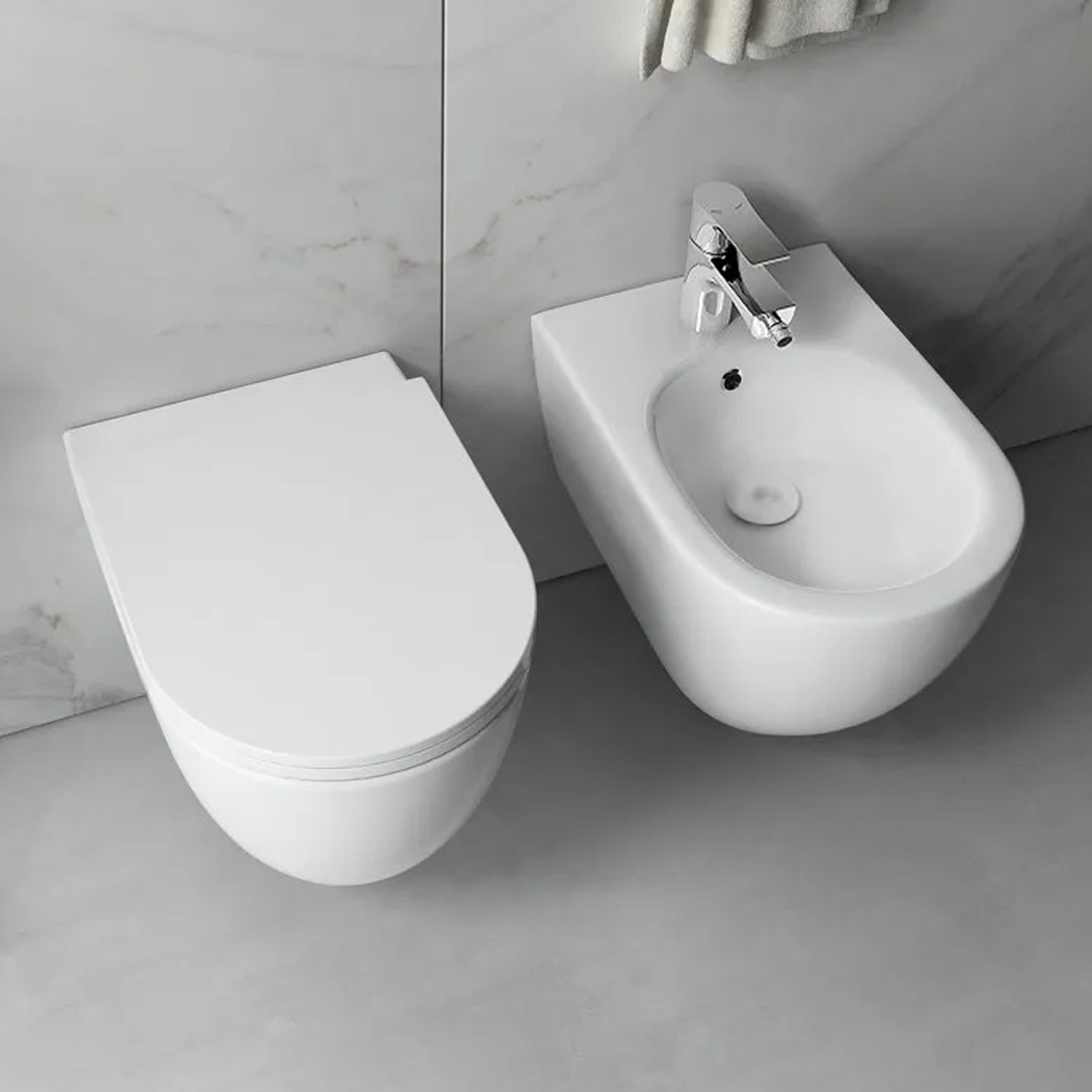 Bidet Filomuro Rimless BathCore serie Infinity 53x36
