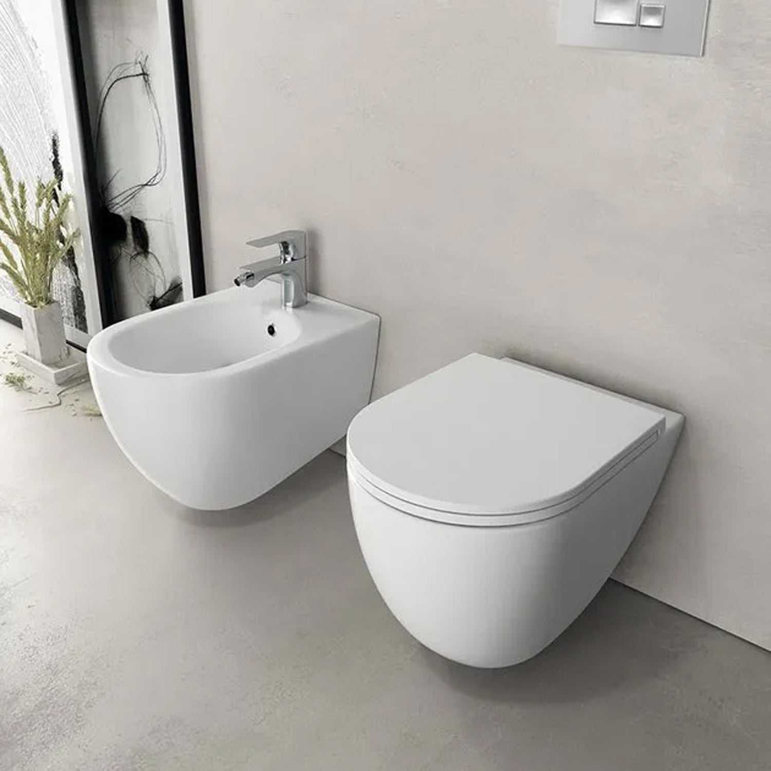 Bidet Filomuro Rimless BathCore serie Infinity 53x36
