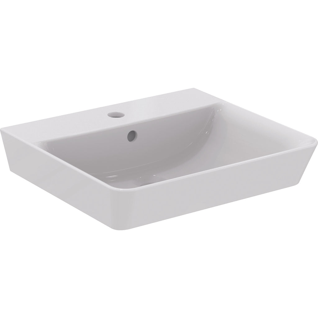Lavabo sospeso Ideal Standard modello Connect AIR 50x46 cm