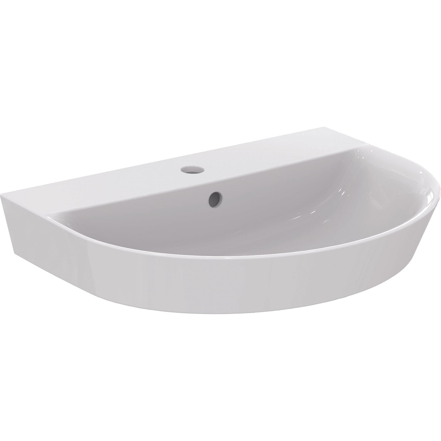 Lavabo sospeso Ideal Standard modello Connect AIR 60x46 cm curvo