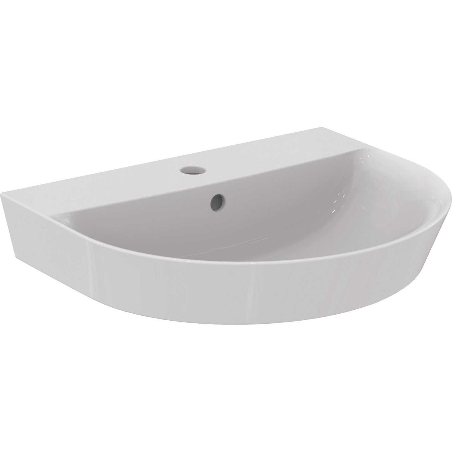 Lavabo sospeso Ideal Standard modello Connect AIR 55x46 cm curvo