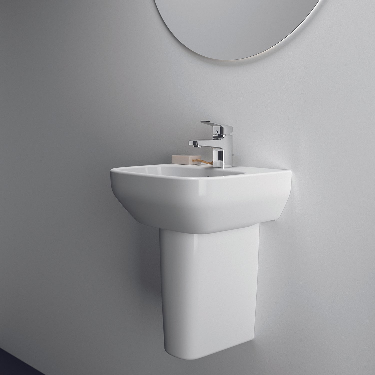 Lavabo sospeso Ideal Standard modello I.life A 40x36 cm