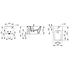 Bidet sospeso Ceramica Dolomite modello Mia 54x36 cm