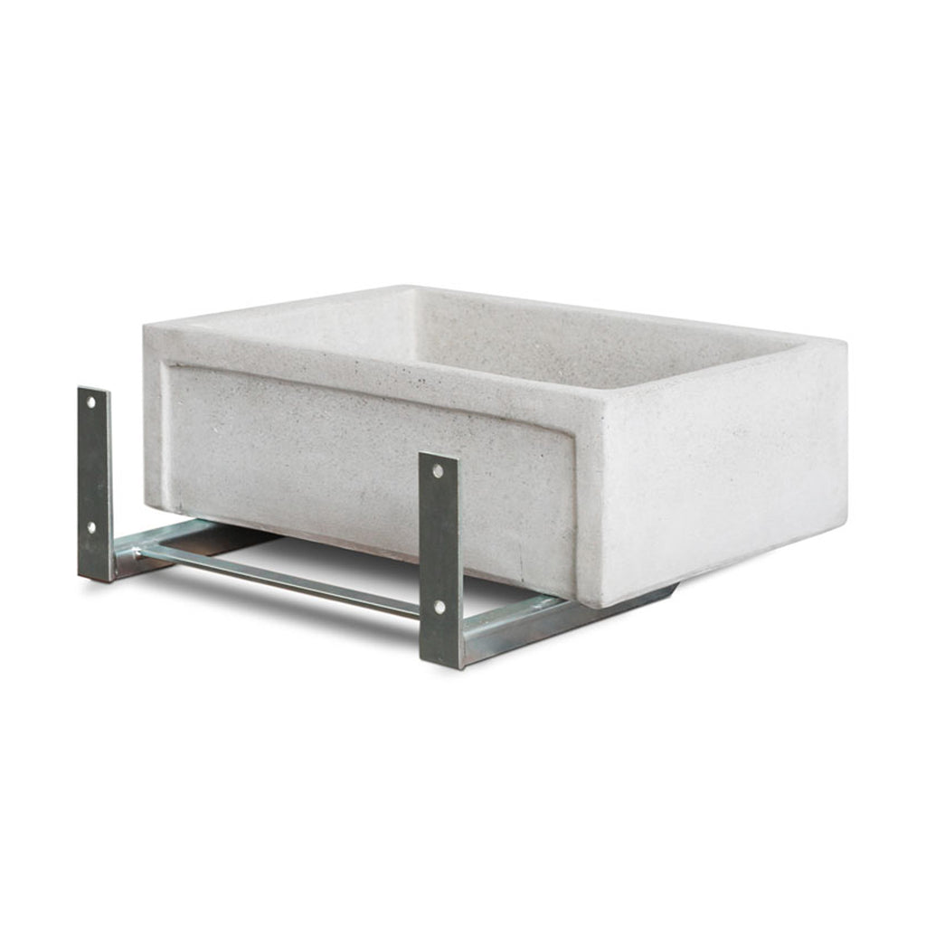 Staffe di supporto per lavabi XL da esterno in acciaio modello Cover