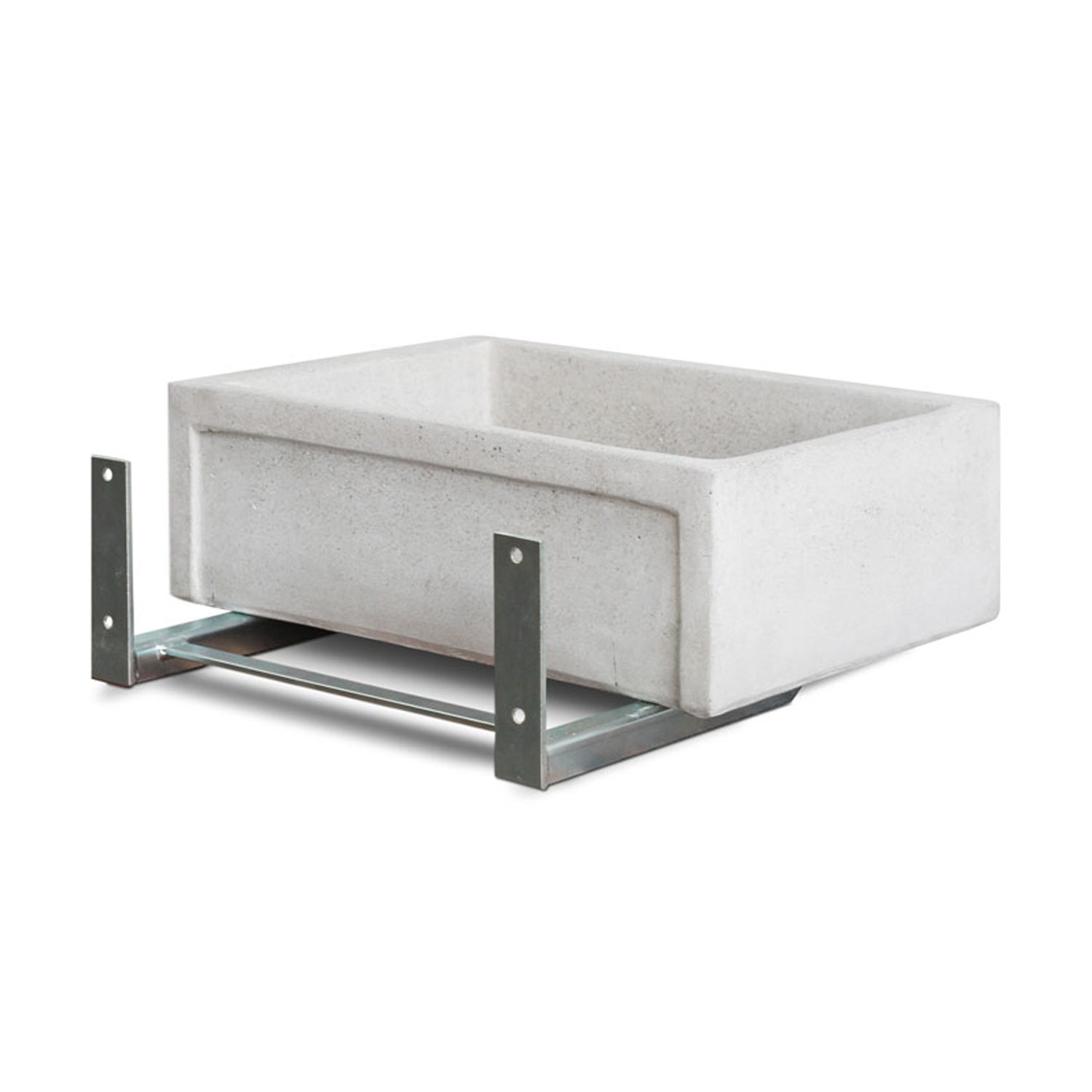 Staffe di supporto per lavabi XL da esterno in acciaio modello Cover