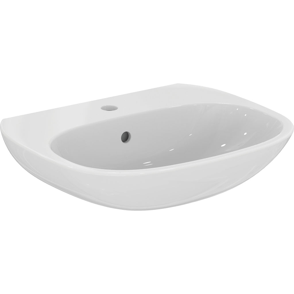 Lavabo sospeso Ideal Standard modello Tesi 55x45 cm