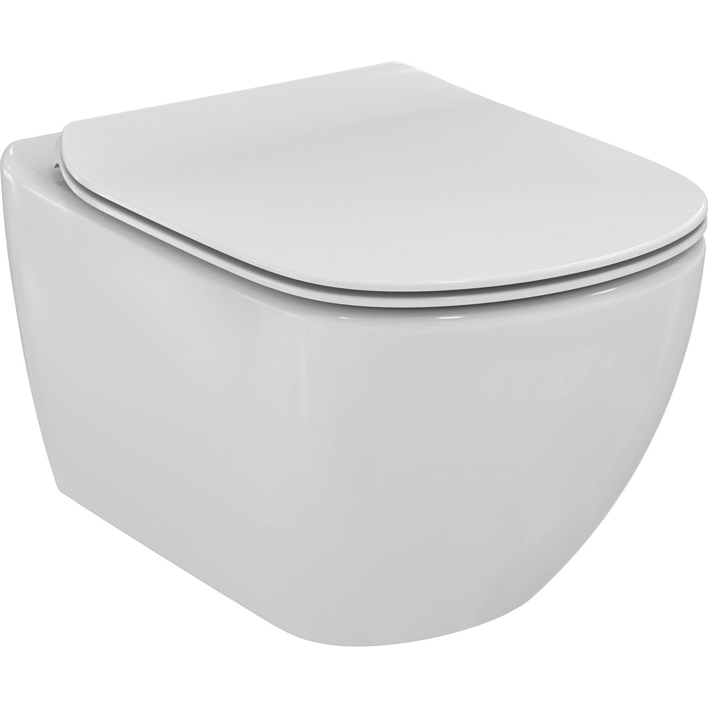 Vaso sospeso Ideal Standard modello Tesi con sedile tradizionale 37x53