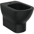 Bidet filoparete Ideal Standard modello Tesi 36x55 cm nero seta