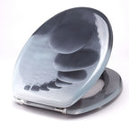 Sedile WC in MDF con cerniere in Acciaio Inox e stampa Sentiero di ciottoli - Grigio