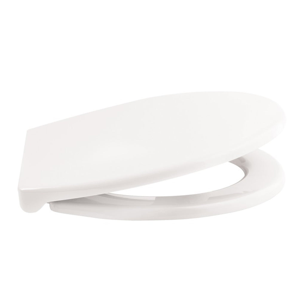 Sedile WC modello Harry in Polipropilene e cerniere in Zinco - Bianco