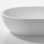 Lavandino da appoggio 'Pool Basin' in Istone cm 58x38x14