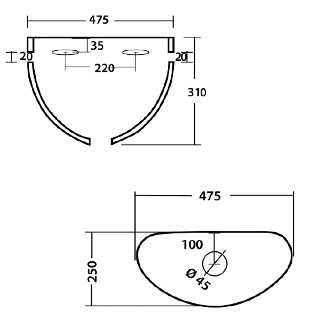 Cassetta di scarico alta in ceramica universale