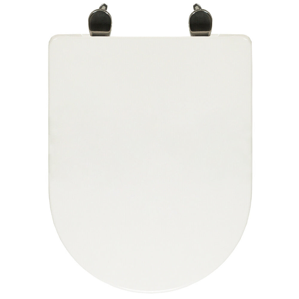 Sedile wc per Faleri vaso Duetto larghezza 35 cm cerniere regolabili