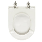Sedile wc per Faleri vaso Duetto larghezza 35 cm cerniere regolabili