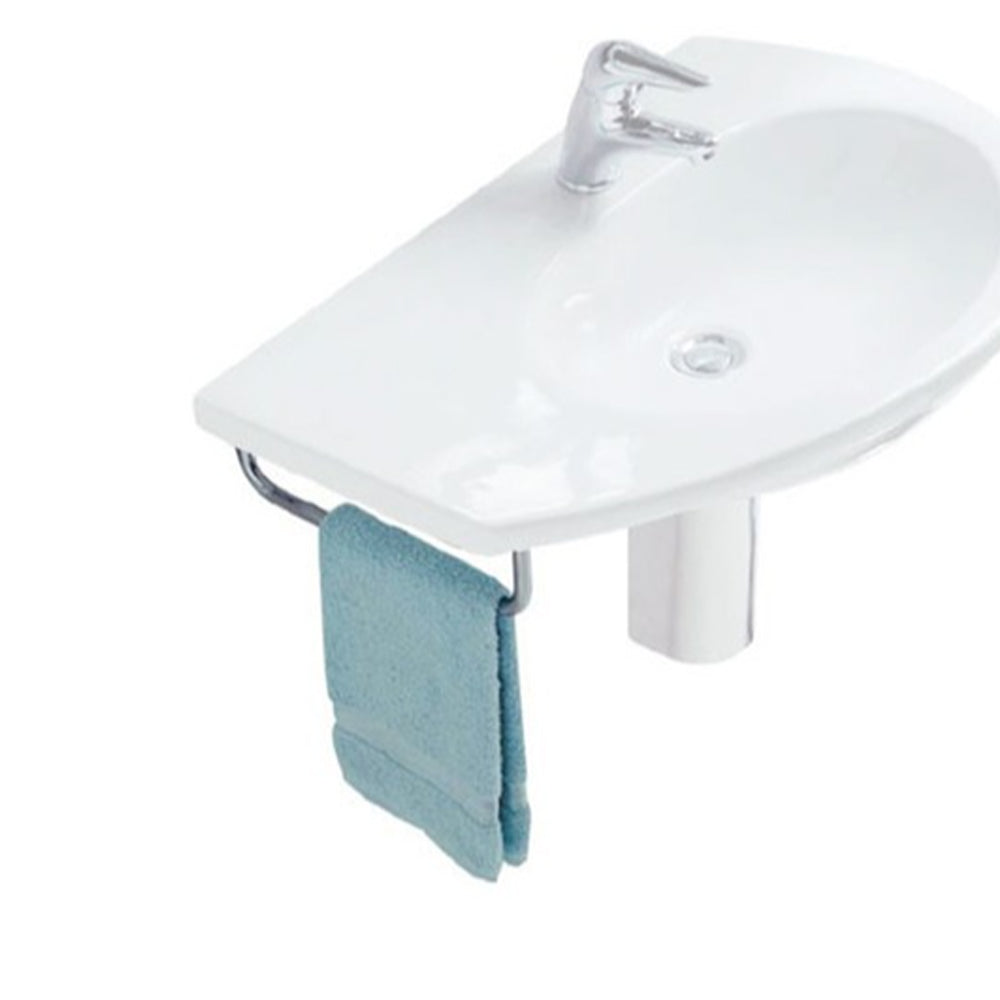 Portasciugamani in ottone cromato per Lavabo Globo Bowl Asimmetrico